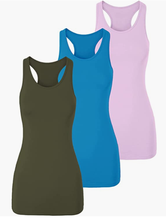 Sleeveless Yoga Shirts Workout Tops 3 Pack