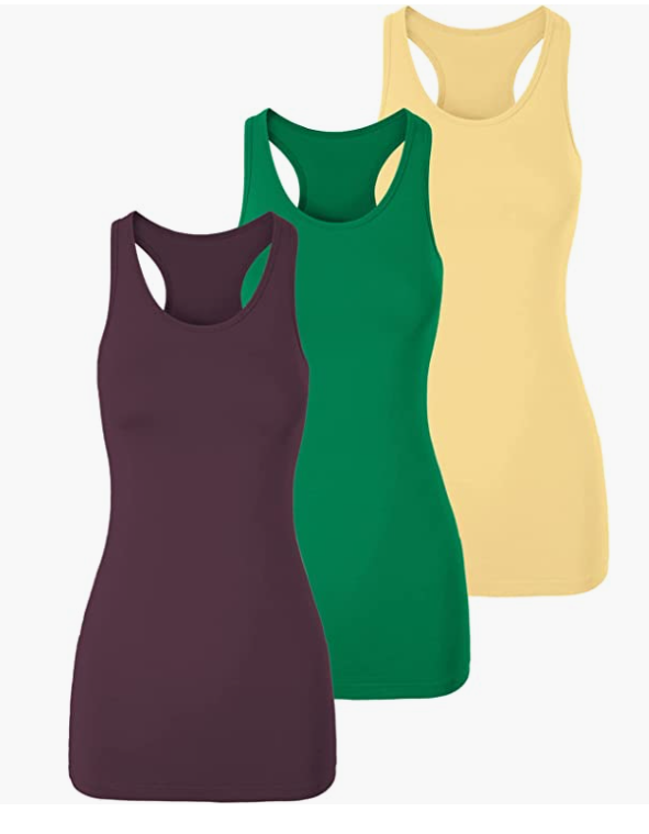Sleeveless Yoga Shirts Workout Tops 3 Pack