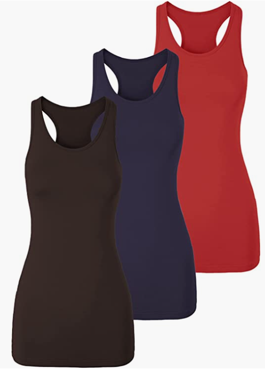 Sleeveless Yoga Shirts Workout Tops 3 Pack