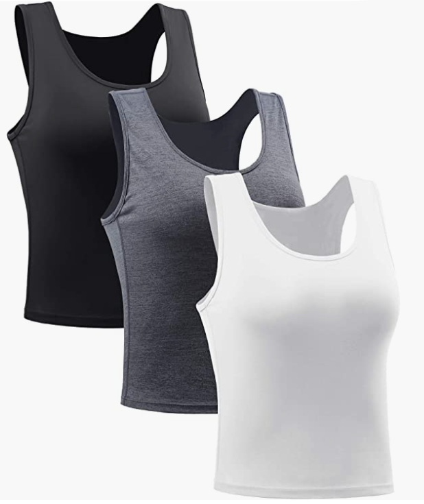 Workout Tank Tops For Women Racerback Yoga Tops Athletic 1 Or 3 Pack
