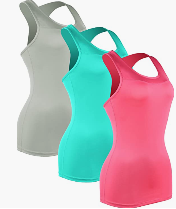 Workout Tank Tops For Women Racerback Yoga Tops Athletic 1 Or 3 Pack
