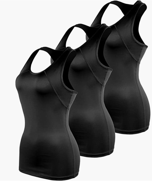 Workout Tank Tops For Women Racerback Yoga Tops Athletic 1 Or 3 Pack