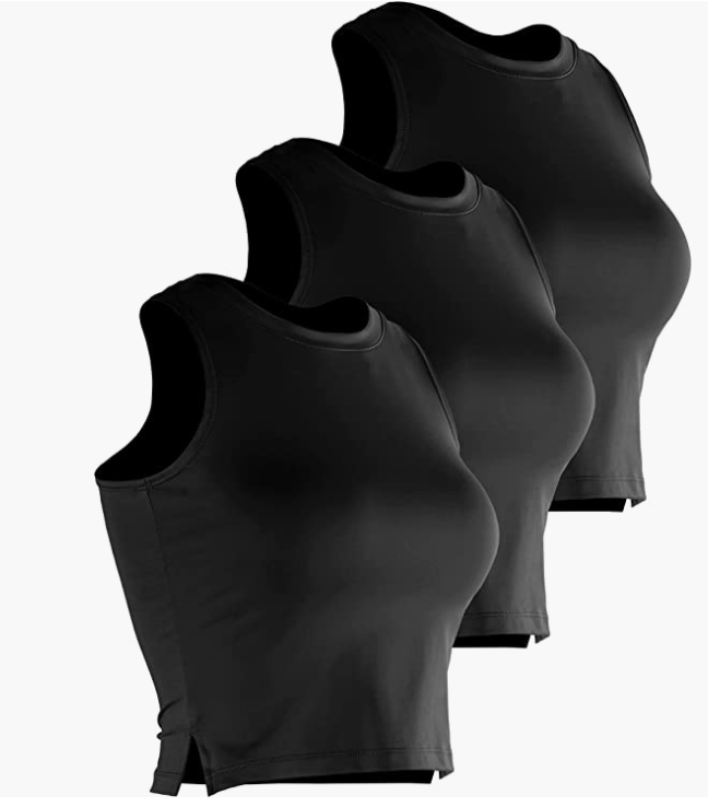 Workout Tank Tops For Women Racerback Yoga Tops Athletic 1 Or 3 Pack