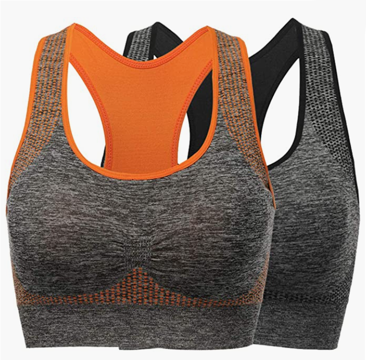 Sports Bra for Women Pocket Yoga Workout Gym Bras