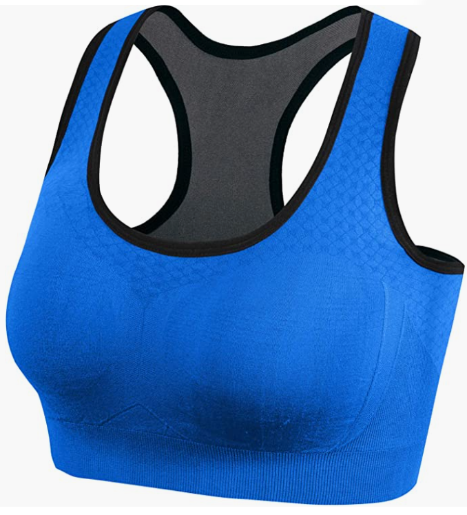 Sports Bra for Women Pocket Yoga Workout Gym Bras