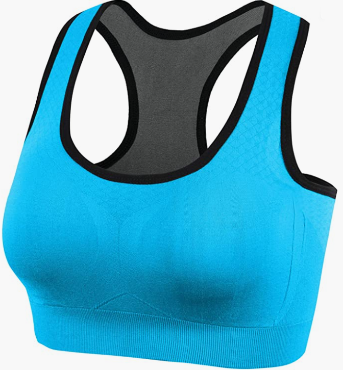 Sports Bra for Women Pocket Yoga Workout Gym Bras
