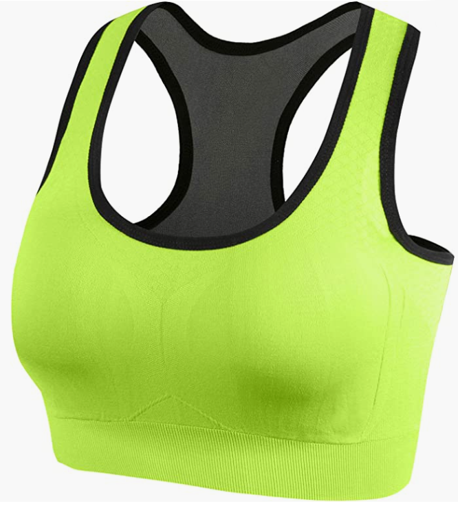 Sports Bra for Women Pocket Yoga Workout Gym Bras