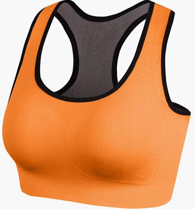Sports Bra for Women Pocket Yoga Workout Gym Bras