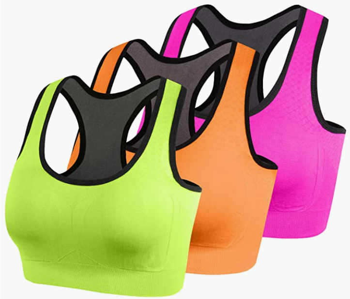 Sports Bra For Women Pocket Yoga Workout Gym Bras