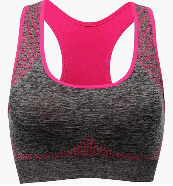Sports Bra For Women Pocket Yoga Workout Gym Bras