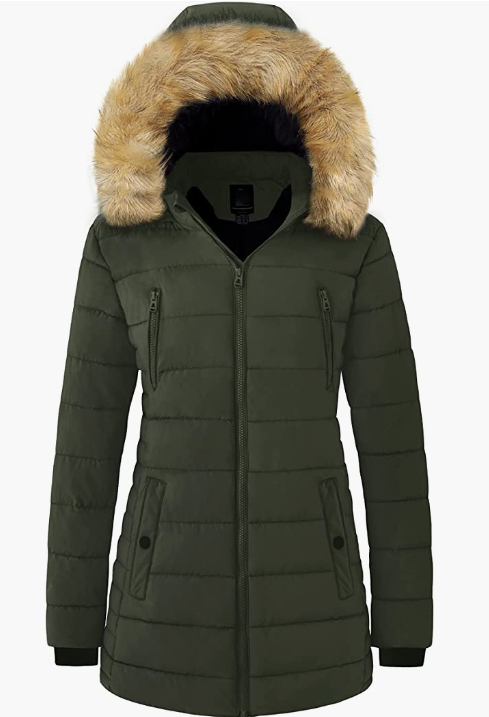 Women's Winter Coat Jacket Outerwear with Hood