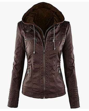 Casual Leather Jacket FOR  Women
