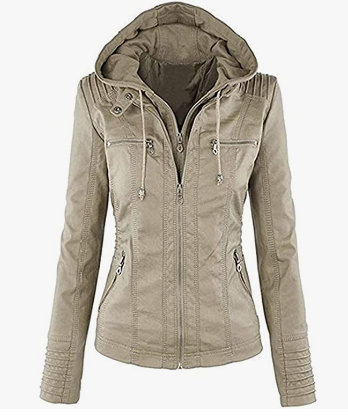 Casual Leather Jacket FOR  Women