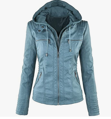 Casual Leather Jacket FOR  Women
