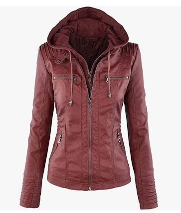 Casual Leather Jacket FOR  Women