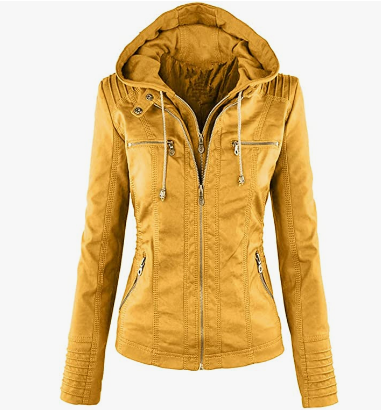Casual Leather Jacket FOR  Women