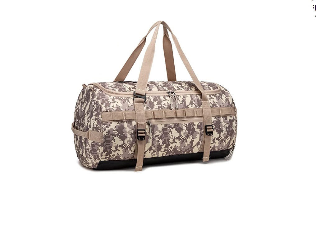 Gym Bags for Men Women Travel Duffel Bag Backpack Camo