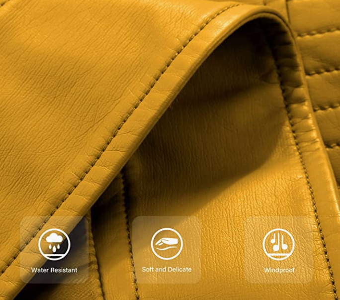 Leather Casual Jacket Short Coat