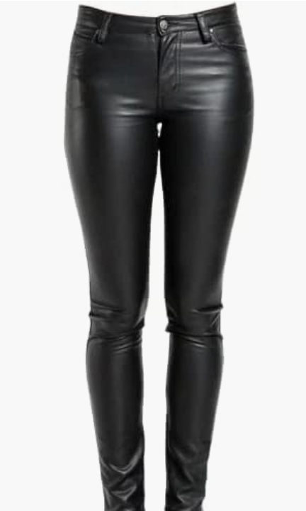 ROCK STAR Real Lambskin Leather Legging Pant WOMENS