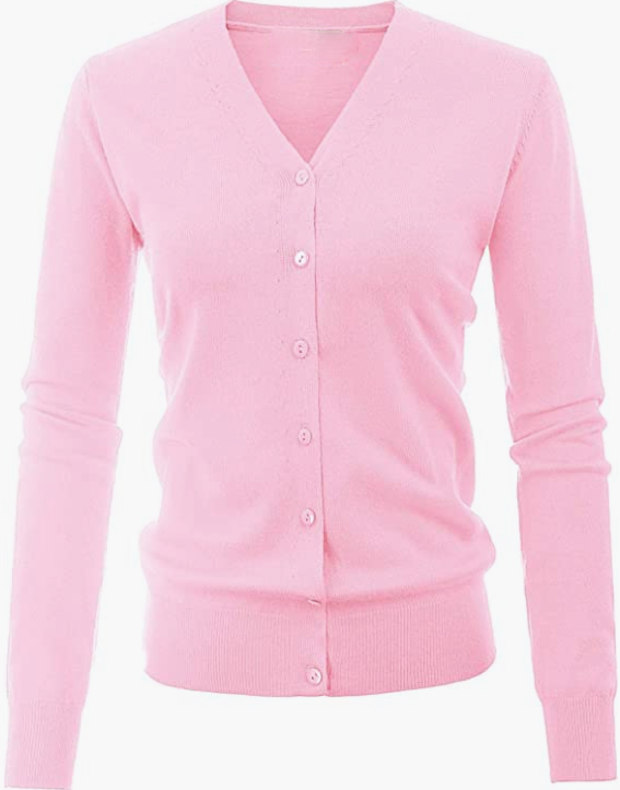 Women's Long Sleeve Button Down Classic Sweater Knit