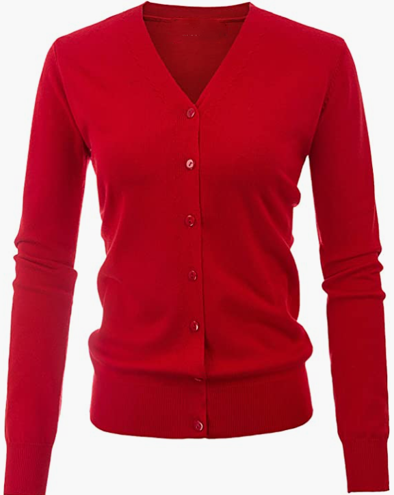 Women's Long Sleeve Button Down Classic Sweater Knit