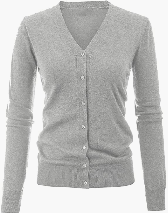 Women's Long Sleeve Button Down Classic Sweater Knit