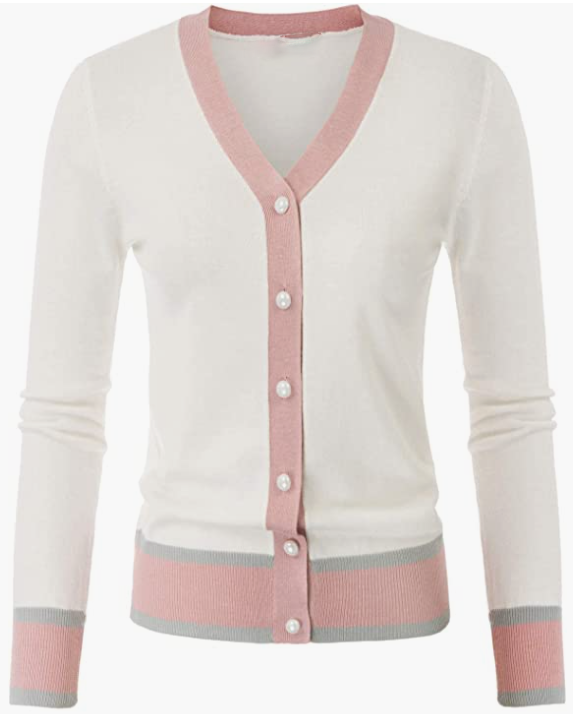 Women's Long Sleeve Button Down Classic Sweater Knit
