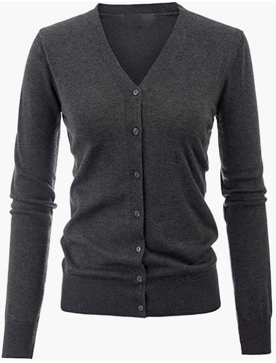 Women's Long Sleeve Button Down Classic Sweater Knit