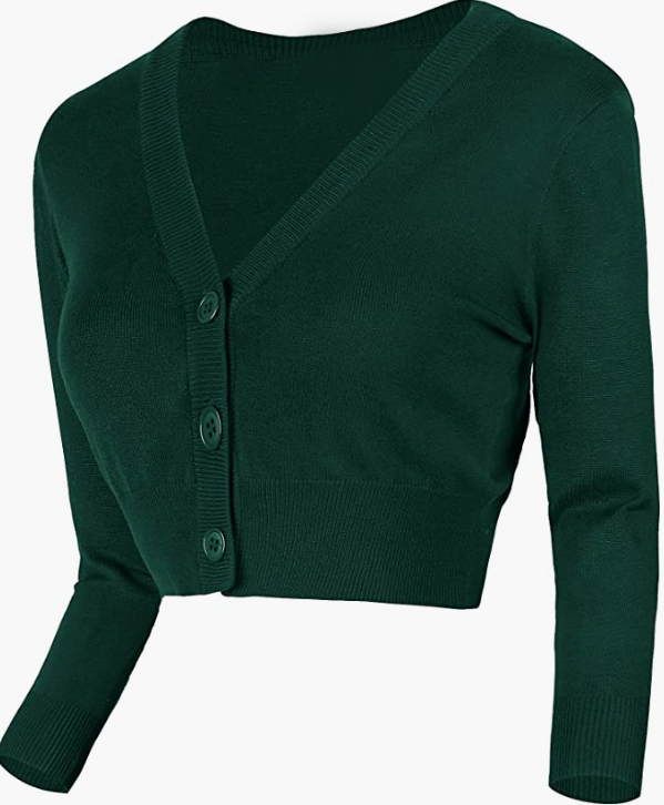 V-Neck Button Down Knitted Sweater