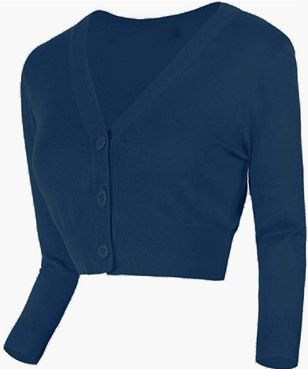 V-Neck Button Down Knitted Sweater