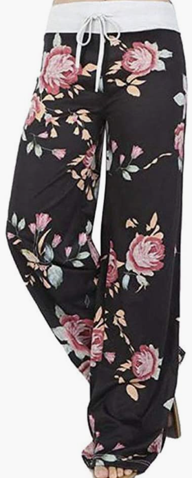 Women High Waist Wide Leg Comfy pj Pants