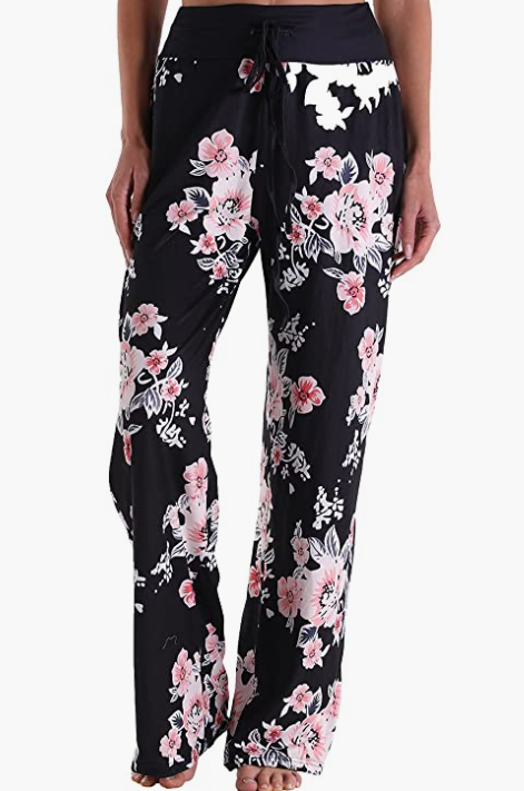 Comfy Casual Pajama Lounge Pant Wide Leg