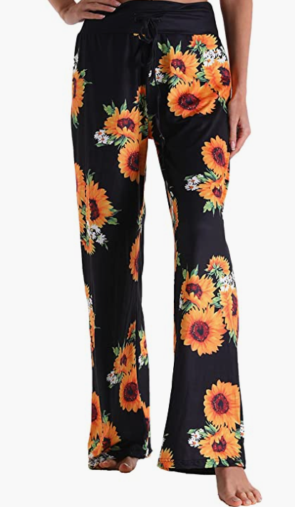 Comfy Casual Pajama Palazzo Lounge Pant Wide Leg
