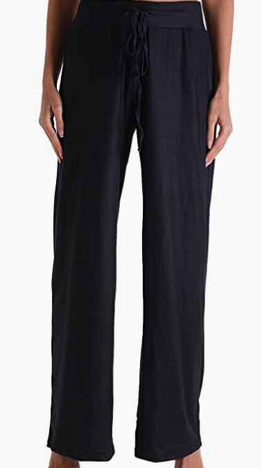 Comfy Casual Pajama Palazzo Lounge Pant Wide Leg