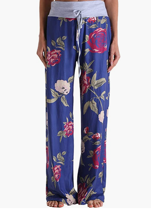 Comfy Casual Pajama Palazzo Lounge Pant Wide Leg