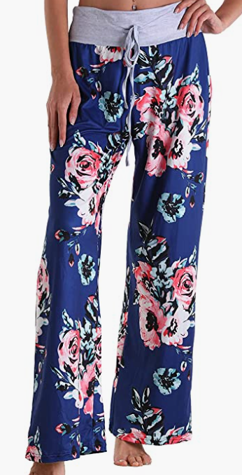 Comfy Casual Pajama Palazzo Lounge Pant Wide Leg