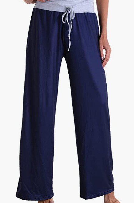 Comfy Casual Pajama Palazzo Lounge Pant Wide Leg