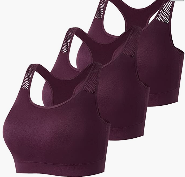 Impact Support Workout Gym Activewear Running Fitness Yoga Bra