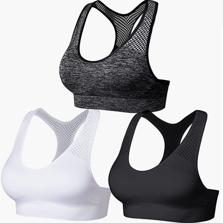 Sports Bras for Women Padded Racerback Yoga Bras Gym Activewear