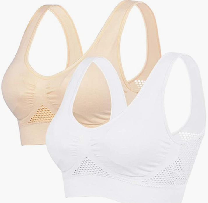 Comfortable Yoga Bra Low-Support Workout Bra with Removable Pads
