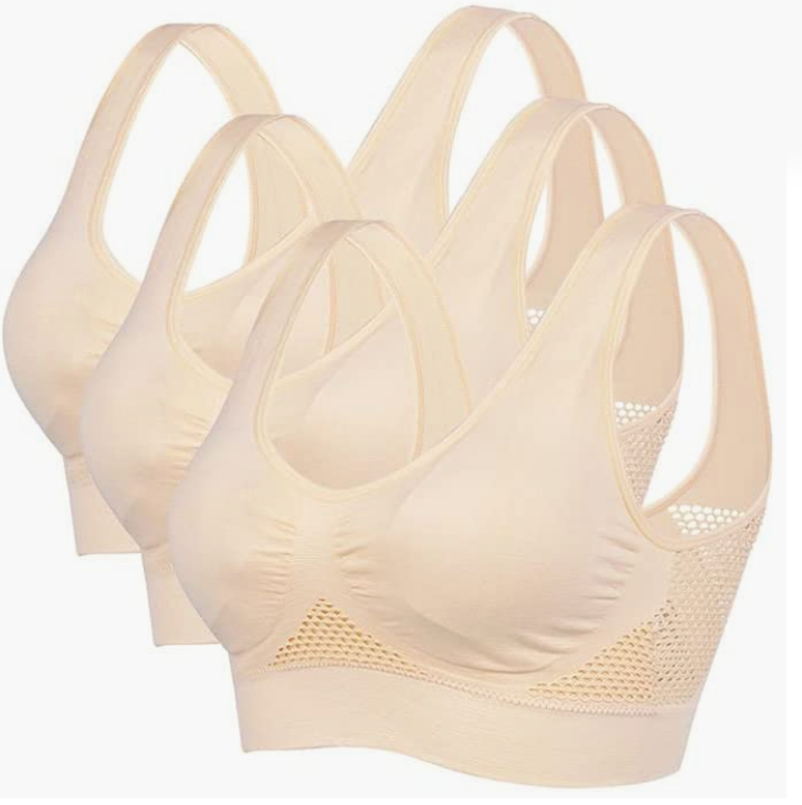 Comfortable Yoga Bra Low-Support Workout Bra with Removable Pads