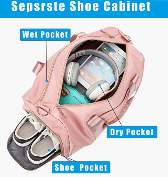 Sports Gym Bag Sports Gym Bag for Men and Women Travel Bag with Shoes Compartment