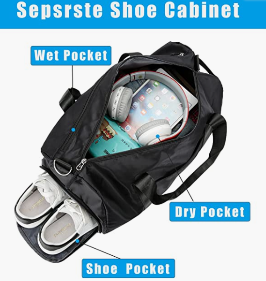 Sports Gym Bag Sports Gym Bag for Men and Women Travel Bag with Shoes Compartment