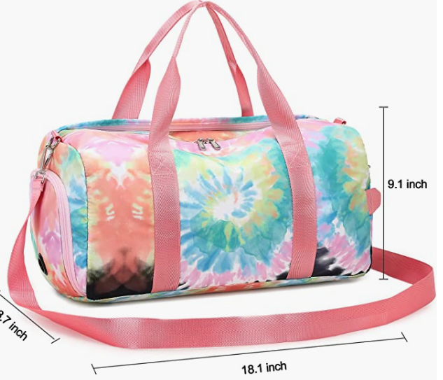 Women Girls Sport Gym Carry-On Bag,