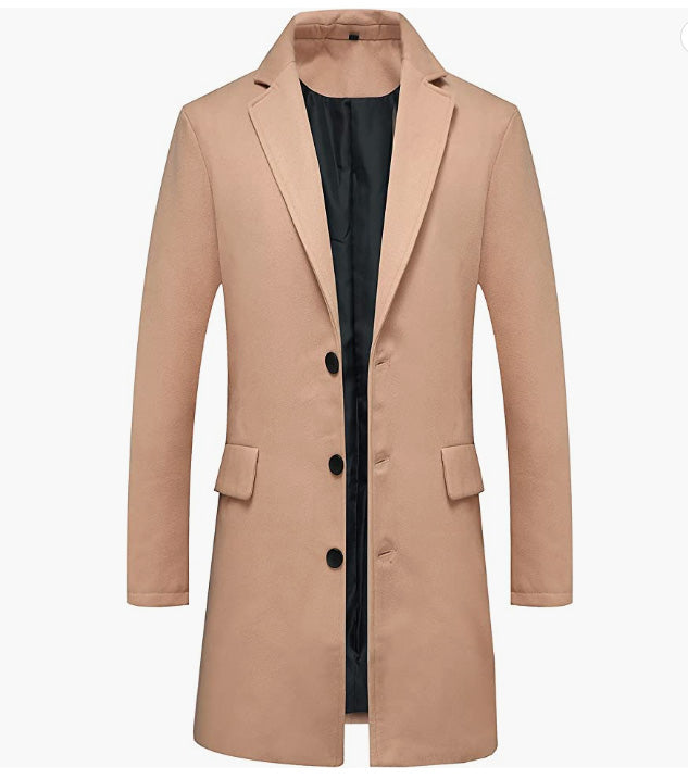 Men's Classic Overcoat KHAKI