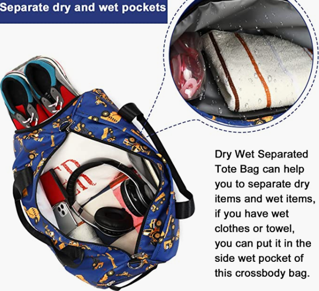 Women Girls Sport Gym Carry-On Bag,