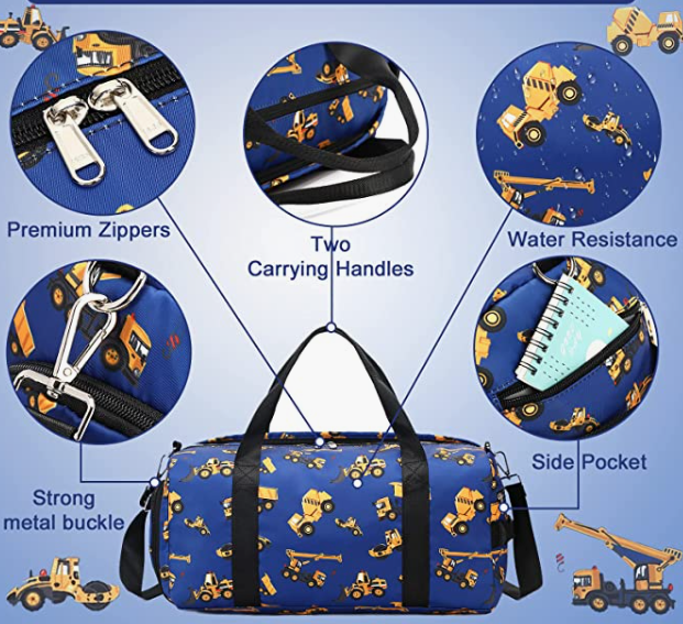 Women Girls Sport Gym Carry-On Bag,