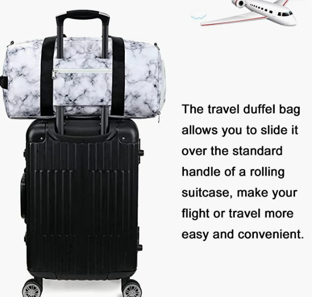 Women Girls Sport Gym Carry-On Bag,