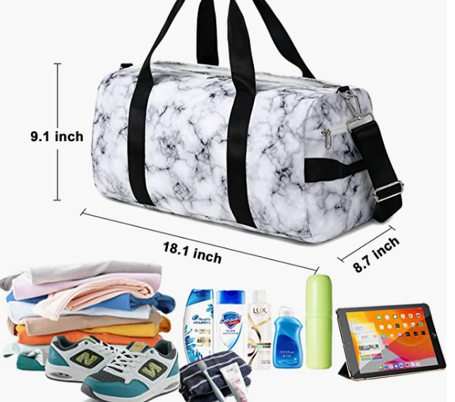 Women Girls Sport Gym Carry-On Bag,