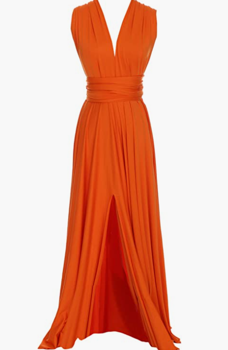 Full Length one Dress with Over 100 Styles Multi Ways wrap , soft and breathable